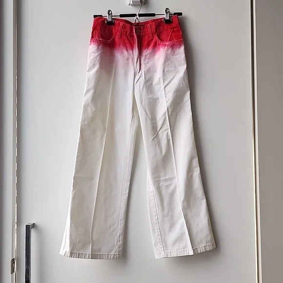 Vintage Fendi Jeans Ombre Made in Italy Cotton Denim Jeans - Picture 1 of 8